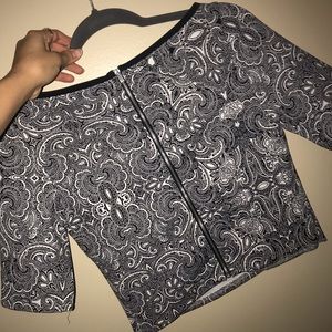 EXPRESS DRESS CROP SHIRT